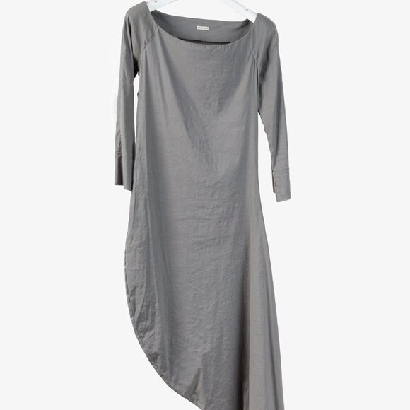 Annette Gortz Grey Asymmetrical Sculpture Dress - Picture 1 of 11